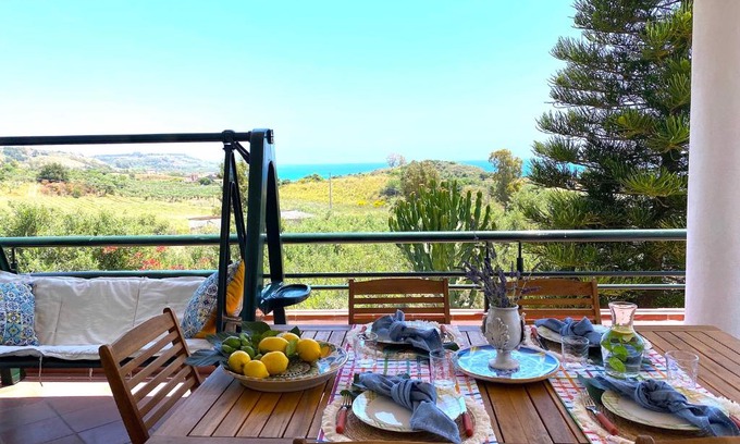 Sciacca Apartment | Villa Anna - Relaxing Oceanfront Retreat Just Steps from Beach