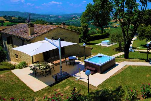 SantʼIppolito Villa | Villa Anna: Relax by the Heated Pool and Two Jacuzzis