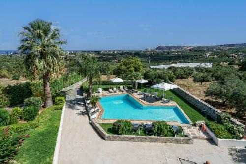Asteri Villa | Villa Anna: Private Pool, BBQ & Play Area Near the Beach