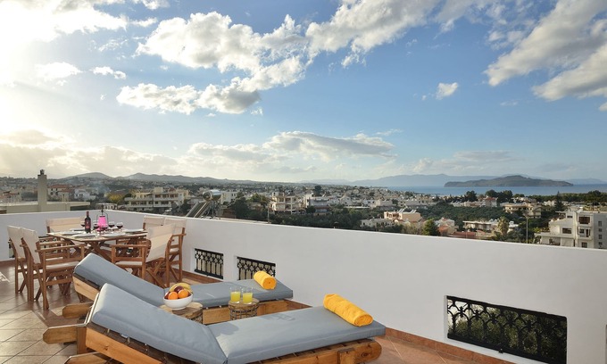 Makrys Tichos Villa | Villa ANVA: Breathtaking Ocean Views Steps from the Beach