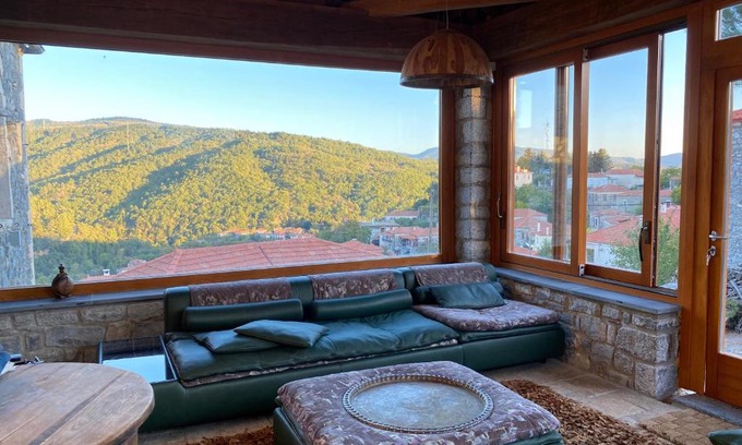 Karyes Villa | Indulge in Villa Ardamis Karyes with Hot Tub & 9.8 Rating