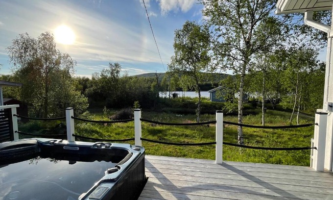 Nuorgam House | Tranquil Villa Arktika: Pet-Friendly with Private Beach