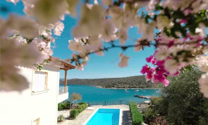 Vivari Villa | Villa Artemis: Breathtaking Sea Views, Steps from the Beach