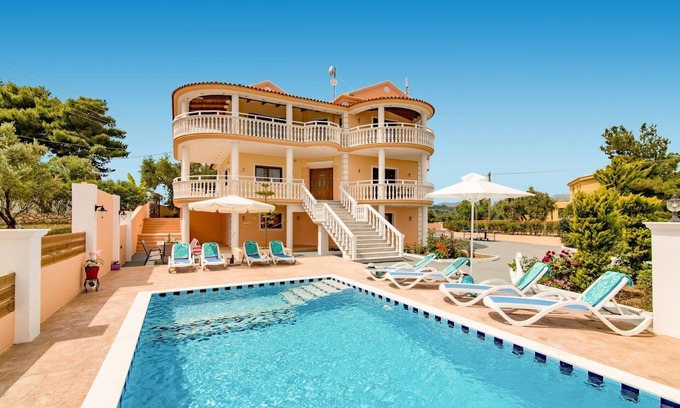 Tsilivi Villa | Villa 'Athina - Zanthe View' with Private Pool & Ocean Views