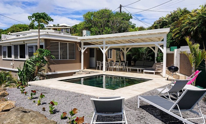 Le Robert Villa | Villa Aurore: Escape to a Seaside Retreat with Spa Access