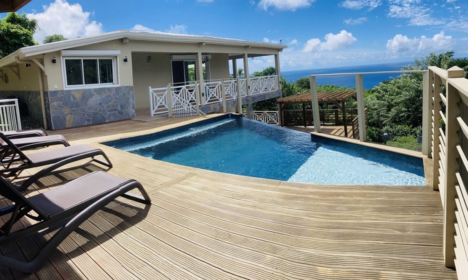 Les Anses-d'Arlets House | Breathtaking Villa with Infinity Pool & Ocean View