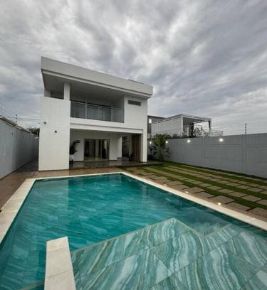 Santa Veronica Villa | Villa Azul: Poolside Retreat with BBQ Near the Beach