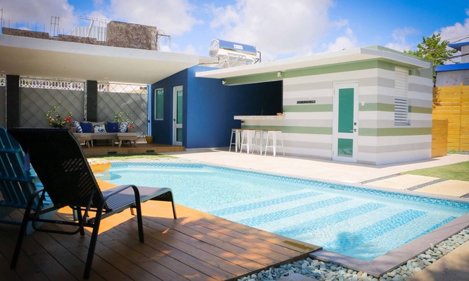 Santurce House | Villa Azure: Guest Rated 9.8 with Oceanfront Amenities