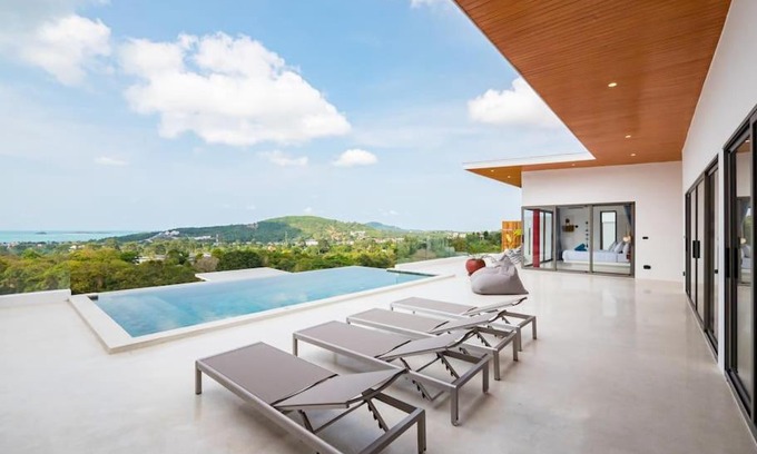 Bophut Hills Villa | Experience Villa Bala: Oceanfront Haven with Pool & Views