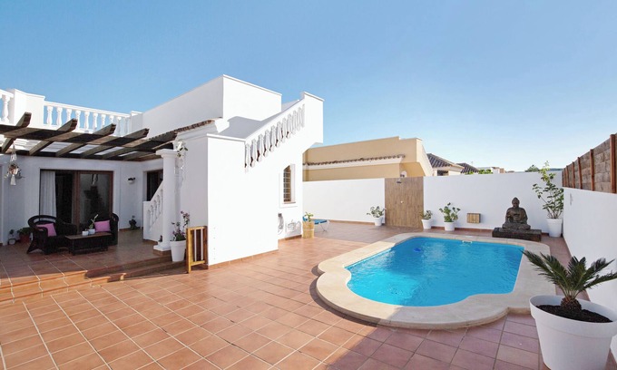 Corralejo Villa | Villa "Baobab": Mountain Views, Pool & Pet-Friendly Comfort