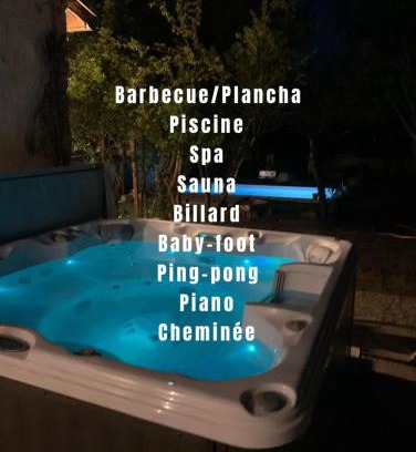 Cerons House | Experience Villa Baptiste: Relaxing Spa & Pool near Bordeaux