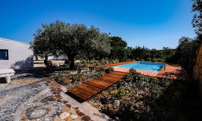 Sarroch Villa | Villa Barbagallo: Oceanfront Retreat with Private Pool