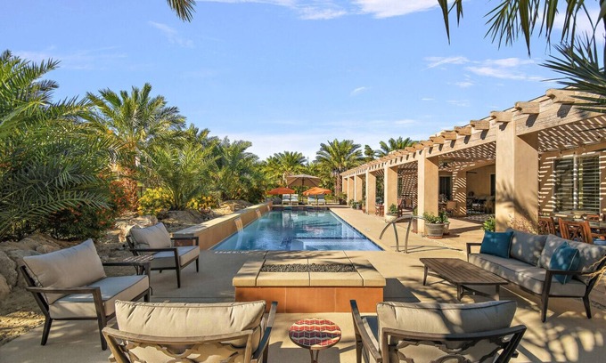 Thousand Palms Villa | Villa Barhi - Mediterranean Escape with Private Pool & Spa