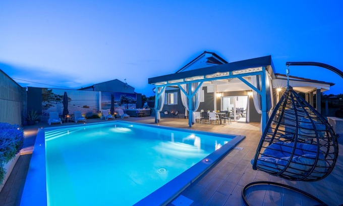 Sosici Villa | Villa Beauty: Heated Pool, Sauna & Hot Tub Awaits You