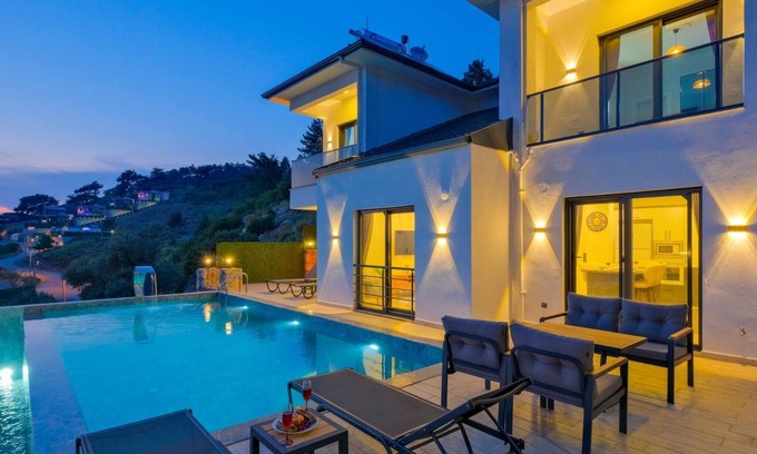 Faralya Apartment | Explore Villa Befa: Private Pool & Family Amenities Awaits