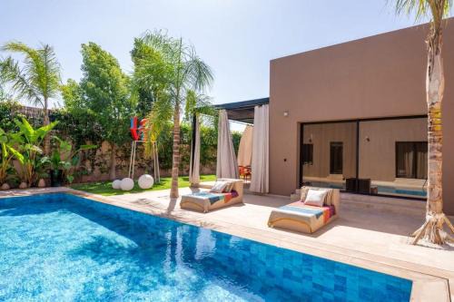 Oulad Khallouf Villa | Villa Belkis, games, Hammam, swimming pool, not overlooked