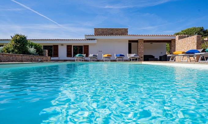Portobello di Gallura Villa | Villa Belle: Private Pool Oasis Steps from the Beach