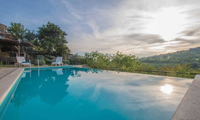 Oprtalj Villa | Elegant Villa Belle with Pool for 12 in Oprtalj, Istria