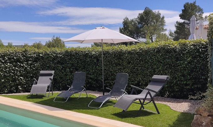 Sillans-la Cascade Villa | Villa Bellevue 4: Poolside Retreat by Verdon Gorges