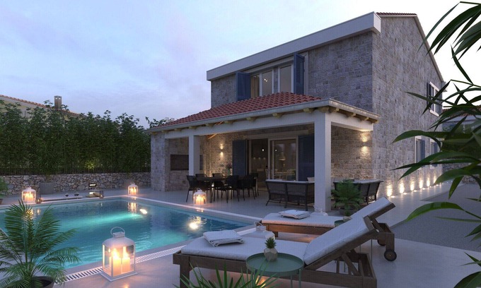 Zdrelac Villa | Villa Bisage, on the Island of Pašman, with a Pool