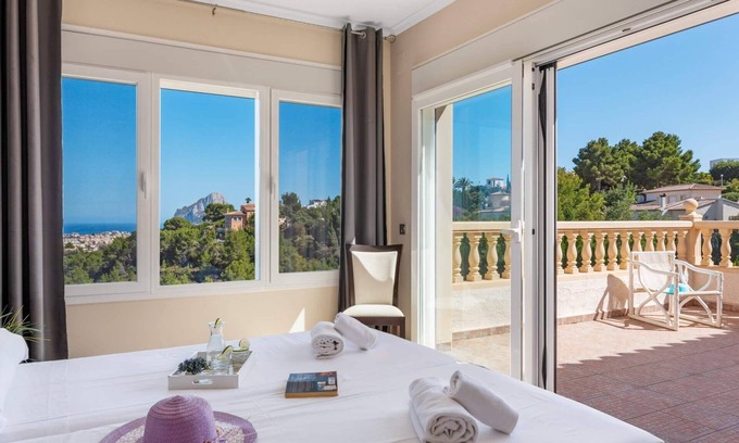Empedrola Villa | Villa Blasco: Oceanfront Retreat with Private Pool & Spa