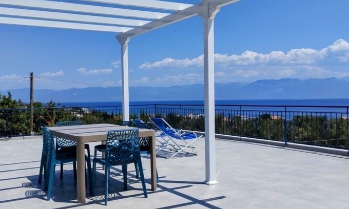 Aipeia Villa | Discover Villa Blue Cocoon - Seaview Retreat in Chrani