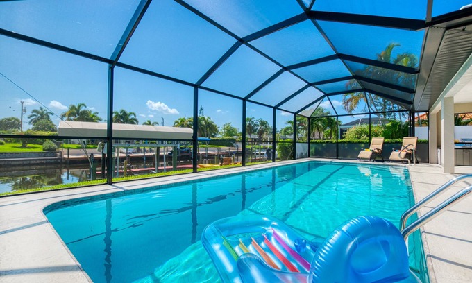 Caloosahatchee Villa | Cozy Retreat with Gulf Access, Pool & Spa for 8 Guests