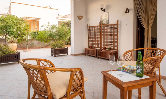 San Vito Lo Capo Villa | Villa Brezza di Limoni: Oceanfront Retreat with Terraces