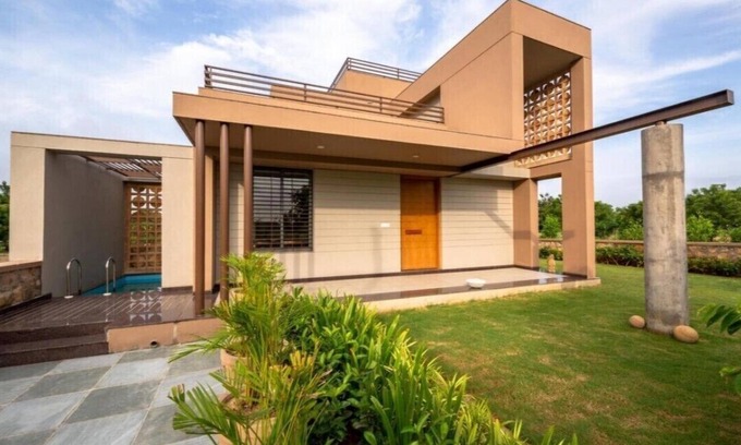 Sanand House | Nature Abode Villa: Perfect Family Getaway in Scenic Surroundings