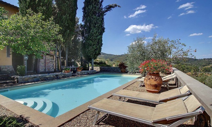 Ponte Agli Stolli Villa | Villa Buonagrazia: Discover Tuscan Elegance and Poolside Bliss