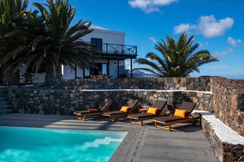 Haria Villa | Villa by the Sea: Private Pool & Gorgeous Ocean Views
