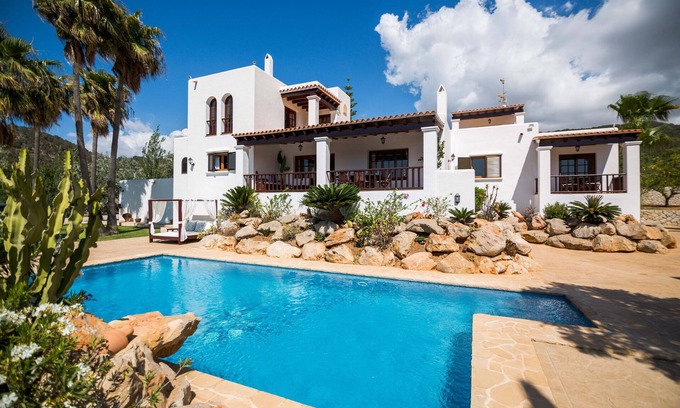 Sant Josep de sa Talaia Villa | Villa Ca Na Vinya: Idyllic Ibizan Home with Ocean Views