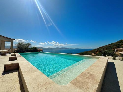 Vico Villa | Villa Casa Bianca Sagone Piscine et Vue mer