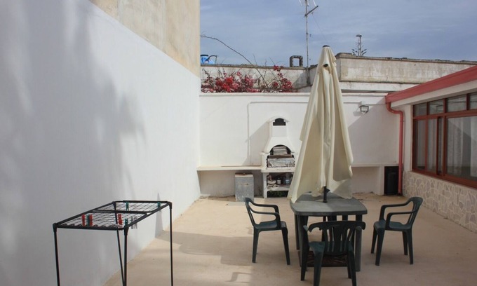 Casalabate Villa | Villa "Casa Del Pescatore" with 2 Private Terraces & A/C