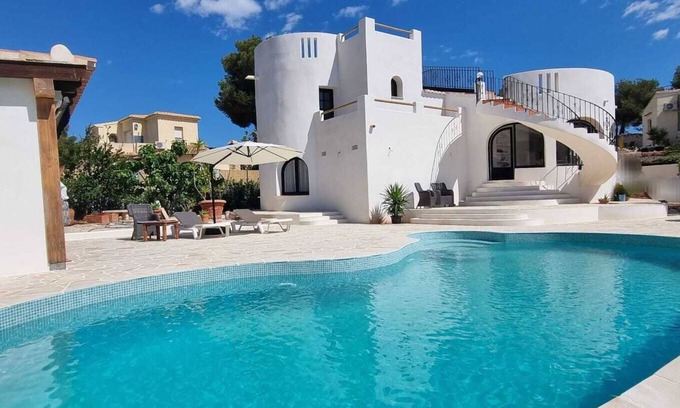 Cap de la Nau Villa | Villa Castella: Exquisite Oceanfront Stay with Pool & Terrace