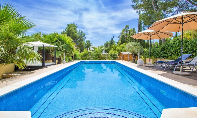 Santa Ponsa Villa | Villa Castillo Calma: Newly Refurbished with Pool & Garden