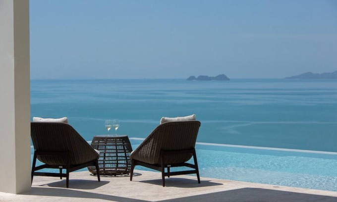 Mae Nam Villa | Villa Celadon - Unique Seaview Retreat with Breakfast Included