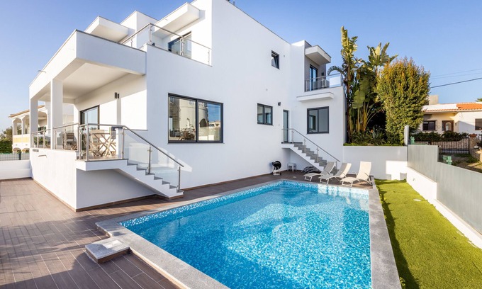Alcalar Villa | Villa Celestine: Breathtaking Views and Private Pool Access