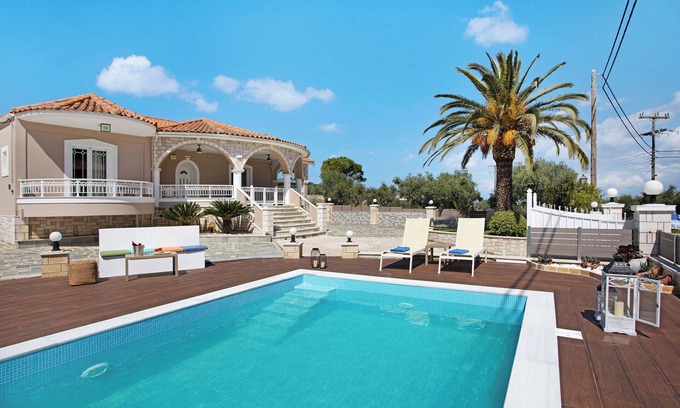 Alikanas Villa | Villa Chrysoula: Mountain Views, Private Pool & Spa Retreat