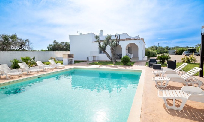 Carovigno Villa | Villa 'Città Bianca': Private Pool, Spa & Top-Rated Comfort