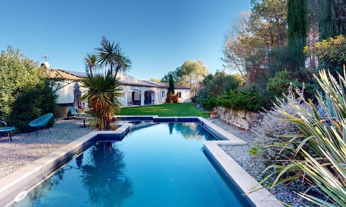 Fuveau Villa | Relaxing Villa in Provence with Private Pool and Ocean View