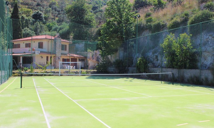 Itri House | Villa Colle Mare with swimming pool and private tennis court