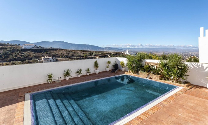 La Zubia Villa | Indulge in Villa Corasao: Pool, Spa & Mountain Views
