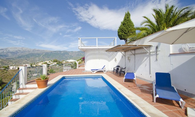 Competa Villa | Villa Cortijo Bellavista: Mountain View, Pool & Garden Oasis