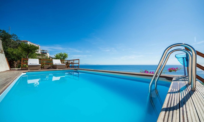 Maiori Villa | Villa Costanza: Private Pool, Jacuzzi & Ocean Views Await