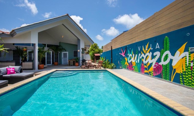 Jan Thiel Villa | Villa Curazon: Private Pool Retreat Near the Beach