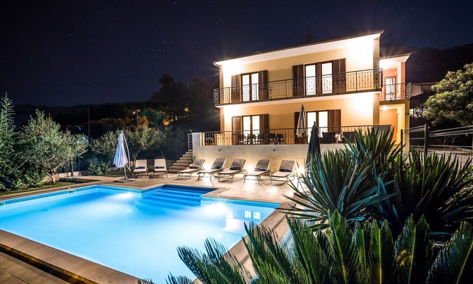 Stobrec Villa | Villa Dalmatica: Oceanfront Escape with Private Pool