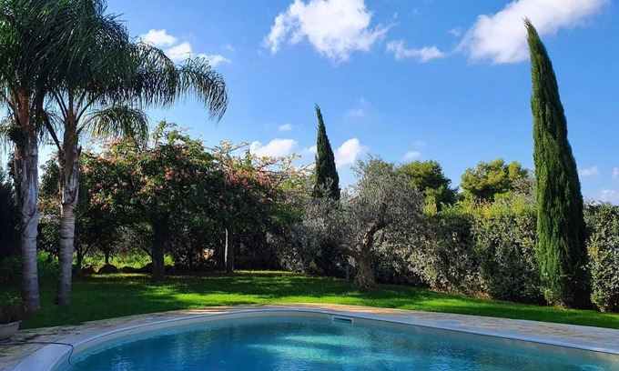 Marsala Villa | Villa Dammusello: Relaxing Stay with Pool & Garden Amenities