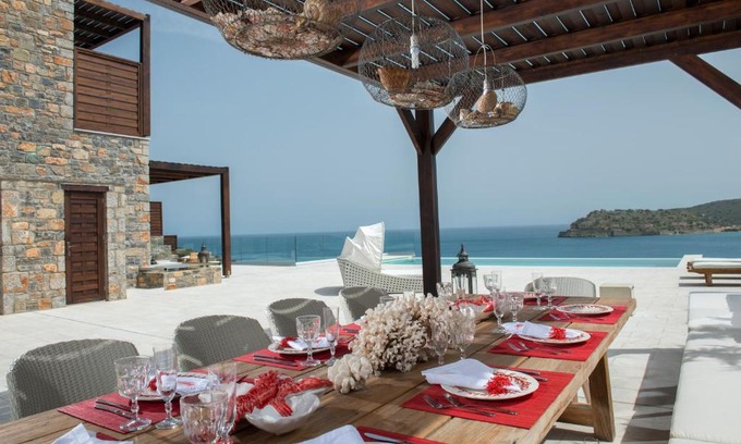 Elounda Villa | Discover Villa Danae: Oceanfront Bliss Awaits You