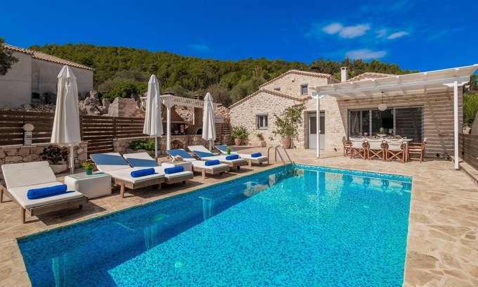 Korithi Villa | Villa Daniela: 3-Bedroom Retreat with Private Pool Oasis